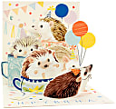 Up With Paper Summer Pop-Up Greeting Card With Envelope, 5-1/4" x 5-1/4", Hedgehog 1 thumbnail image