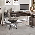 Deflect-O® SuperMat Checkered Workstation Chair Mat, 60" x 66", Clear 1 thumbnail image