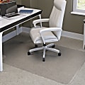 Deflecto RollaMat 36" x 48" w/lip-Medium Pile - Carpeted Floor - 48" x 36"- Lip Size 10" x 19"- Rectangular - Textured - Virgin Vinyl - Clear - 1 Each 1 thumbnail image