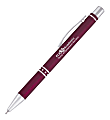 Chrome Accent Softex Gel Pen, Medium Point