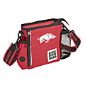Overland Mobile Dog Gear NCAA Walking Bag, 7-1/2”H x 2”W x 7-1/2”D, Arkansas Razorbacks