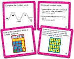 Carson-Dellosa Math Challenge Curriculum Cut-Outs, 5" x 5 1/2", Multicolor, Grade 5