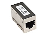 Intellinet Inline Coupler, Cat5e, FTP, Modular, 8P8C Female to 8P8C Female, Silver - Network coupler - RJ-45 (F) to RJ-45 (F) - CAT 5e - silver