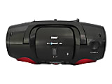 Naxa NPB-267 MP3/CD Boombox With Bluetooth®, 7”H x 8-13/16”W x 17”D, Black 1 thumbnail image