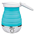 Brentwood Dual Voltage 3.3-Cup Collapsible Plastic Travel Kettle, Blue 1 thumbnail image