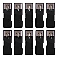 PNY Attache 3 USB 2.0 Flash Drives, 16GB, Black, Pack Of 10 Flash Drives