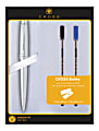 Cross® Bailey Ballpoint Pen, Medium Point, 0.7 mm, Chrome Barrel, Black Ink 1 thumbnail image