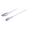 Ativa® USB Type-A To Lightning Charge And Sync Cable, 9', White, 45902 1 thumbnail image