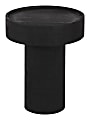 Zuo Modern Watson Mango Wood Round Side Table, 20”H x 16”W x 16”D, Black 1 thumbnail image