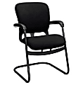 HON® Mobius Fabric Guest Chair, 35"H x 25 1/2"W x 19 1/4"D, Black Frame, Black Fabric 1 thumbnail image
