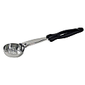 Vollrath Perforated Spoodle Portion Spoon With Antimicrobial Protection, 2 Oz, Black 1 thumbnail image