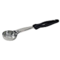Vollrath Perforated Spoodle Portion Spoon With Antimicrobial Protection, 2 Oz, Black