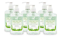 Highmark® Hand Sanitizer With Aloe, Floral Scent, 8 Oz, Green, Case Of 6 Bottles 1 thumbnail image