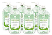 Highmark® Hand Sanitizer With Aloe, Floral Scent, 32 Oz, Green, Case Of 6 Bottles 1 thumbnail image