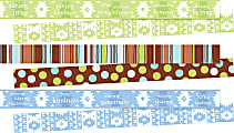 Barker Creek Double-Sided Straight-Edge Border Strips, 3" x 35", Thoughtful & Kind, Set Of 36 Strips