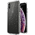 Speck Presidio Clear + Glitter iPhone Xs Max Case - For Apple iPhone Xs Max - Embedded, Glitter Crystals - Clear, Gold Glitter - Scratch Resistant, Shatter Resistant, Drop Resistant, Temperature Resistant, Chemical Resistant, Crack Resistant