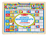 Melissa & Doug Responsibility Magnetic Chart Board, 16" x 25", Multicolor