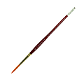 Grumbacher Goldenedge Watercolor Paint Brush, Size 6, Liner, Synthetic Filament, Dark Red 1 thumbnail image
