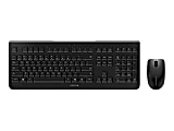 CHERRY Wireless Keyboard & Mouse, Straight Full Size Keyboard, Black, Ambidextrous Optical Mouse, DW 3000 1 thumbnail image