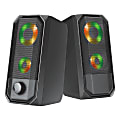 BeFree Sound 2.0 Computer Gaming Speakers With LED RGB Lights 1 thumbnail image