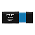 PNY Elite-X USB 3.1 Flash Drive, 512GB, Black, P-FD512ELX-GE