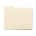 Earthwise® By Oxford® File Folders, Letter Size, 1/3 Cut, 100% Recycled, Manila, Box Of 100