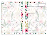 TUL® Discbound Undated Daily Refill Pages, Junior Size, 50 Sheets, Floral 1 thumbnail image