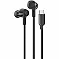 Belkin SoundForm ANC Wired Earbuds (USB-C) - Stereo - USB Type C - Wired - Earbud - Binaural - In-ear - Black 1 thumbnail image