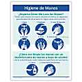 ComplyRight™ Corona Virus And Health Safety Poster, Hand Hygiene Instructions, Spanish, 10" x 14"