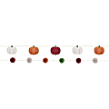 Amscan Fall Pumpkin Double Felt Banners, 3" x 75", Multicolor, Pack Of 2 Banners