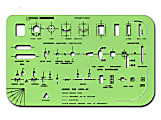 Rapidesign Technical And Scientific Drafting Templates, R-47, Laboratory Instruments