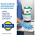 Clorox Healthcare Hydrogen Peroxide Cleaner Disinfectant Wipes, 5-3/4" x 6-3/4", 155 Wipes Per Tub, White, Carton Of 6 Tubs 1 thumbnail image