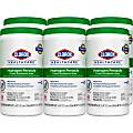 Clorox Healthcare Hydrogen Peroxide Cleaner Disinfectant Wipes - 5.75" Lx6.75" W - Bleach-free, Antibacterial - White - 155/Tub - 6/Carton - 30825CT 1 thumbnail image