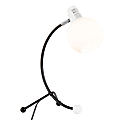 Lumisource Eileen Contemporary Task Lamp, 17-1/2"H, White/Black