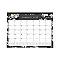 Blue Sky™ Monthly Desk Pad, 22” x 17”, Baccara, January To December 2023, 110215