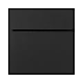 LUX Square Envelopes, 7 1/2" x 7 1/2", Peel & Press Closure, Midnight Black, Pack Of 50 1 thumbnail image