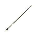 Silver Brush Silverwhite Series Long-Handle Paint Brush, Size 8, Filbert Bristle, Synthetic, Silver/White 1 thumbnail image