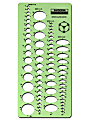 Rapidesign Ellipses Drafting Template, Metric Ellipse, 68 Ellipses