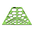 Rapidesign Ellipses Drafting Template, Isometric Ellipses, 38 Ellipses