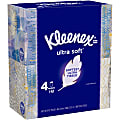 Kleenex® Trusted Care Everyday Tissues, 3-Ply, White, Pack Of 144 Tissues 1 thumbnail image