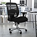 Flash Furniture HERCULES Series 24-7 Intensive Use Big & Tall Ergonomic Mesh Office Chair With Ratchet Back, Black/Gray 1 thumbnail image