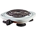 Brentwood TS-321W 1000w Single Electric Burner, White - Burner 1 thumbnail image
