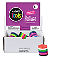 Dowling Magnets Chunky Magnets, Button, 1 1/8", Assorted Colors, Box Of 40 1 thumbnail image