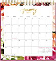 Blue Sky™ Monthly Desk Calendar With Stand, 6-1/16” x 6-3/8”, Orchid Garden, January To December 2023, 138959