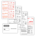 ComplyRight® 1099-INT Tax Forms Set, 4-Part, Copy A, B, State/File, State/File, 2-Up, 8-1/2" x 11", Pack Of 100 Forms and Envelopes 1 thumbnail image