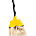 Genuine Joe High-Performance Angled Broom, 9", Yellow