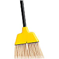 Genuine Joe High-Performance Angled Broom, 9", Yellow 1 thumbnail image