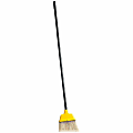 Genuine Joe High-Performance Angled Broom, 9", Yellow 1 thumbnail image