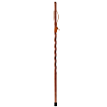 Brazos Walking Sticks™ Twisted Oak Wood Walking Stick, 58", Red