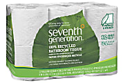 Seventh Generation® 2-Ply Toilet Paper, 100% Recycled, 240 Sheets Per Roll, Pack Of 12 Rolls 1 thumbnail image